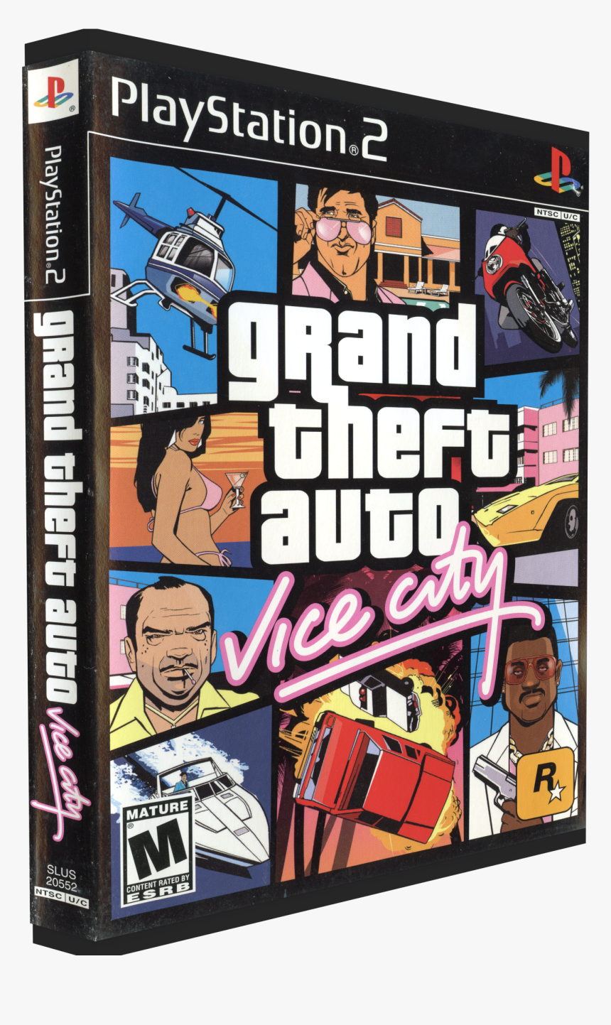 Grand Theft Auto Vice City Us Ps2, HD Png Download, Free Download