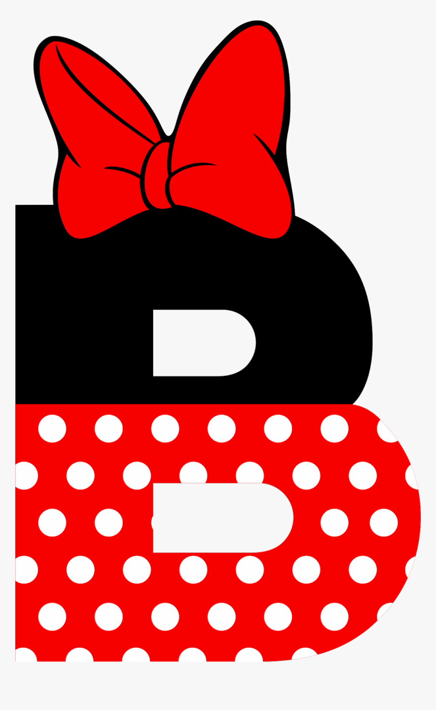 Pin By Merie Annalyn Aguilar On 1st & 2nd Birthday - Alphabet Minnie Mouse Letter, HD Png Download, Free Download
