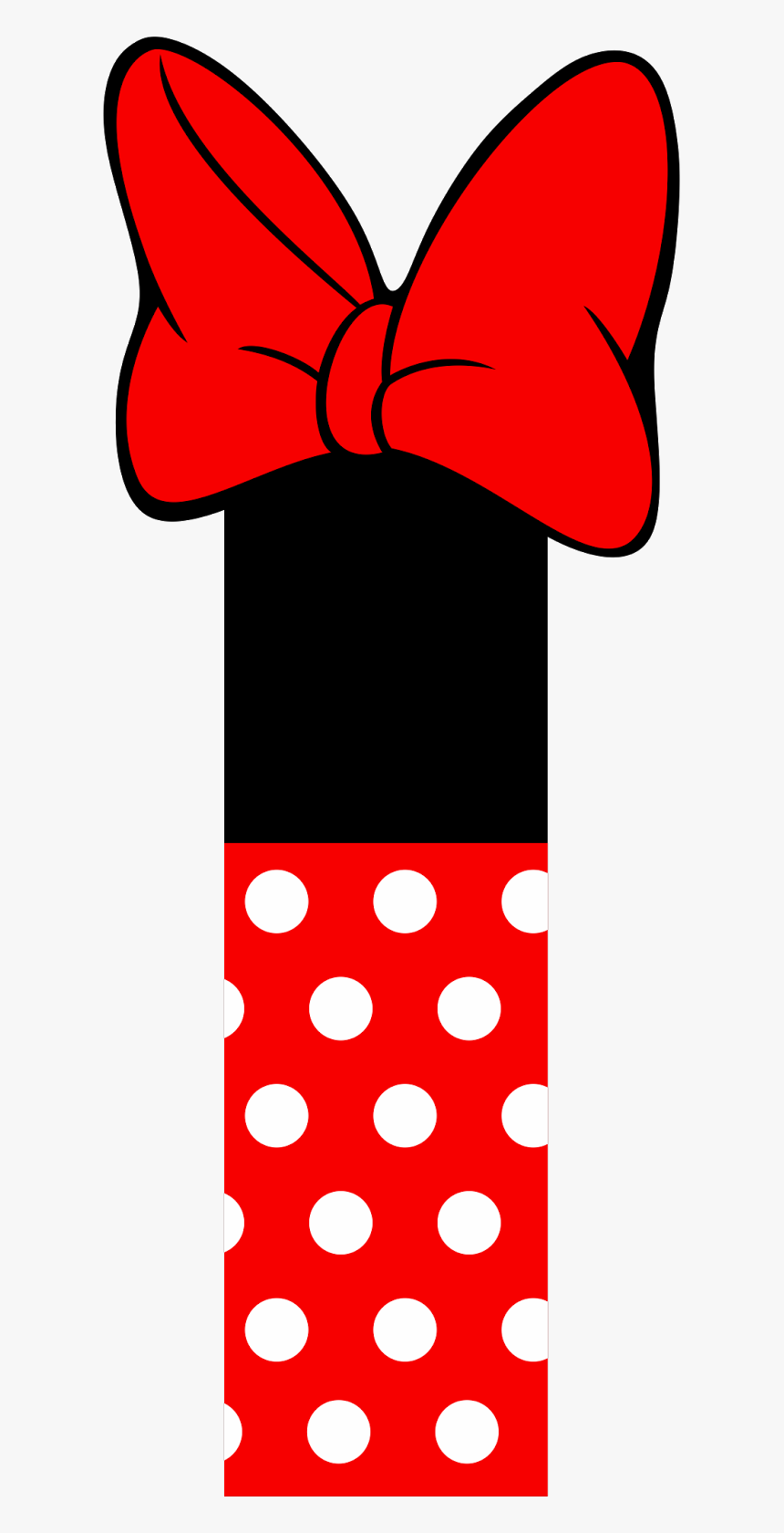 Minnie Vermelha Png , Png Download - Mickey Mouse Letters, Transparent Png, Free Download