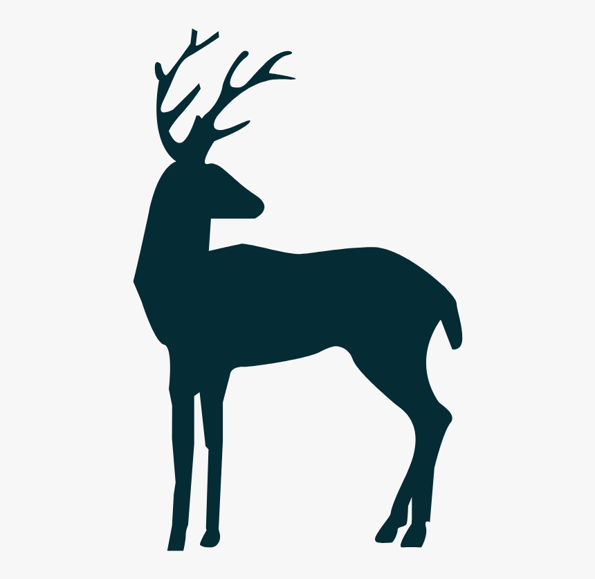 Full Body Deer Silhouette, HD Png Download, Free Download