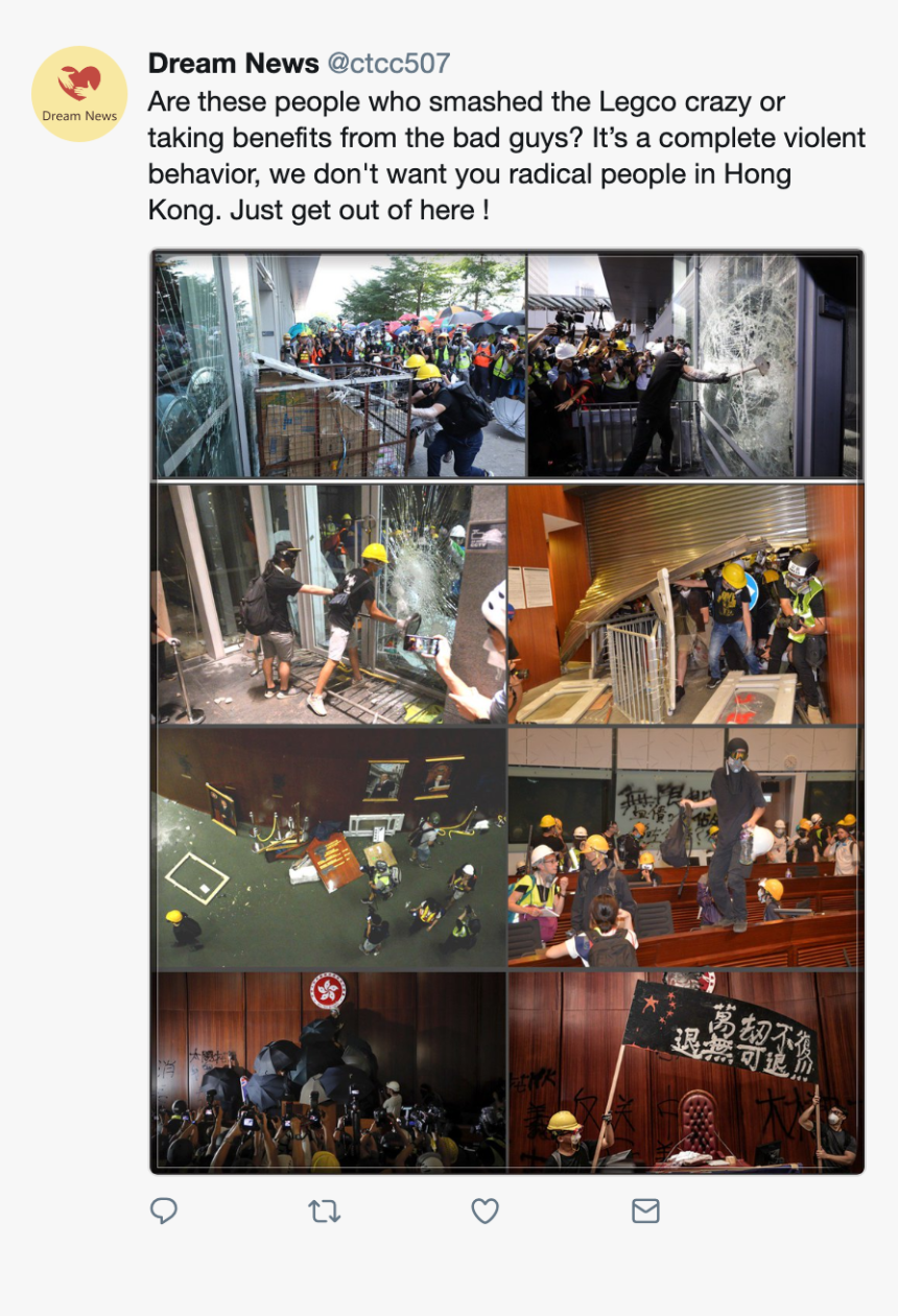 Twitter Ban Hong Kong - Fake News Hong Kong Protest, HD Png Download, Free Download