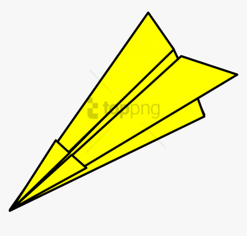 Paper Airplane Clipart U0026m - Paper Airplane Transparent Background, HD Png Download, Free Download