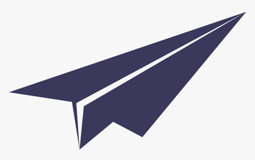 Blue Paper Plane Png Image - Paper Plane Png Blue, Transparent Png, Free Download