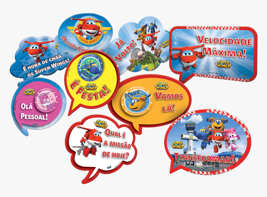 Kit Placas Super Wings 09 Unidades - Super Wings Ofertas Aniversário, HD Png Download, Free Download