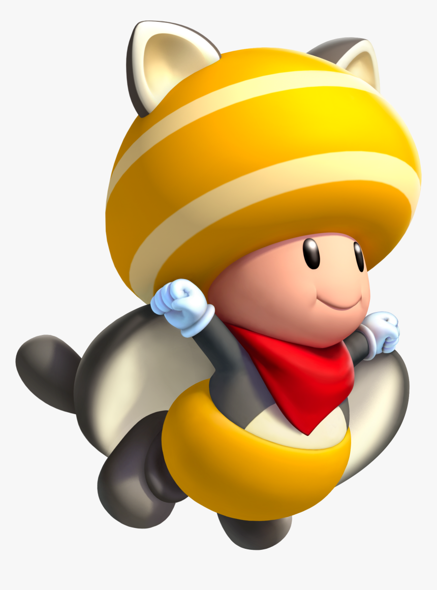 Squirrel Yellow Toad - Yellow Toad Mario, HD Png Download, Free Download