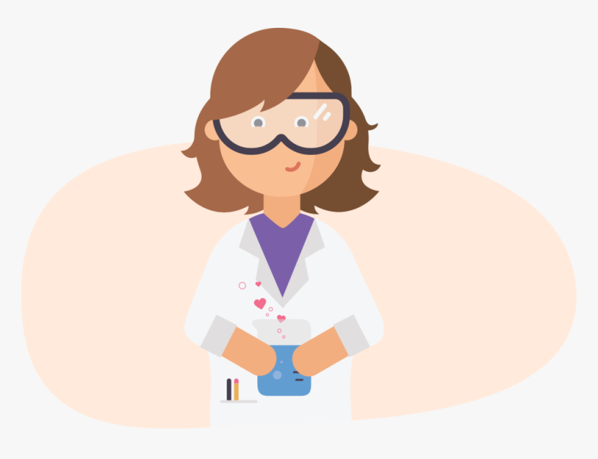 Female Scientist - Cartoon, HD Png Download - kindpng Female Scientist - Cartoon, HD Png Download - kindpng