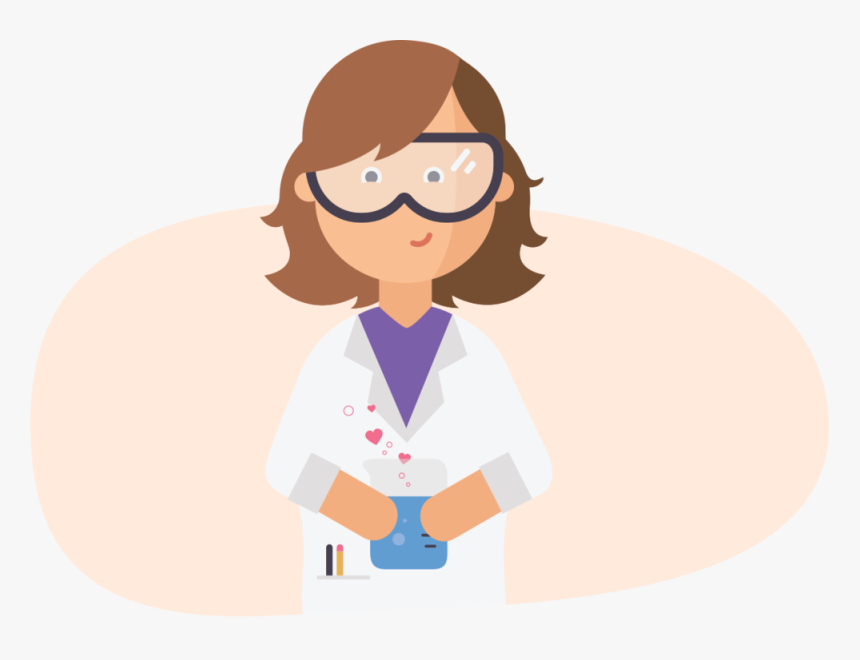 Female Scientist - Cartoon, HD Png Download, Free Download