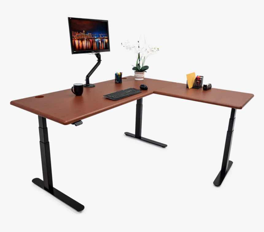 L Shaped Standing Desk, HD Png Download, Free Download