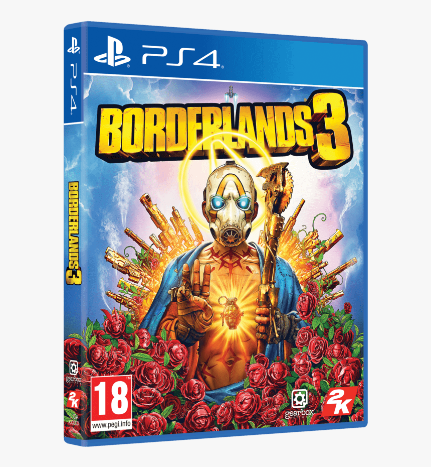 89637 2kgwin Bl3 Std Ps4 3d Fob Pegi18 - Borderlands 3 Ps4 Prix, HD Png Download, Free Download