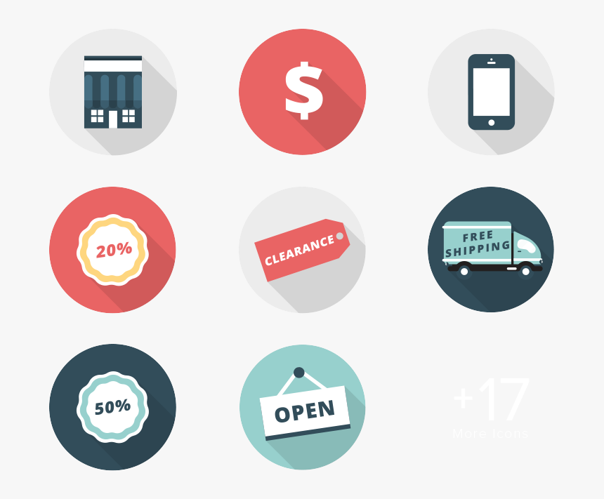 Ecom Icon Set, HD Png Download, Free Download