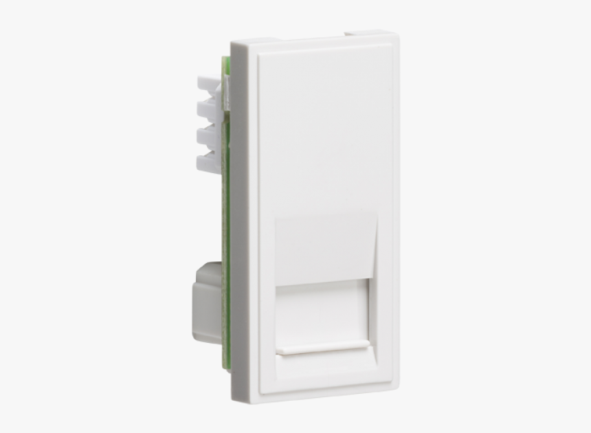 White Modular Telephone Slave Outlet Idc - Electronics, HD Png Download, Free Download