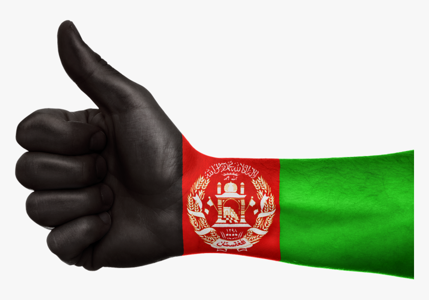 Afghanistan Flag Hand, HD Png Download, Free Download