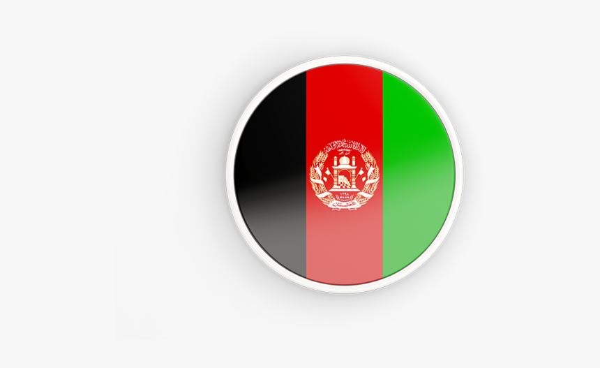Round Icon With White Frame - Afghanistan Flag Icon Png, Transparent Png, Free Download