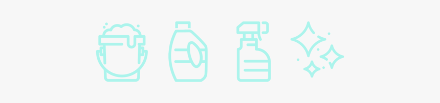 Sparkly House Cleaning Supply Icons, HD Png Download, Free Download