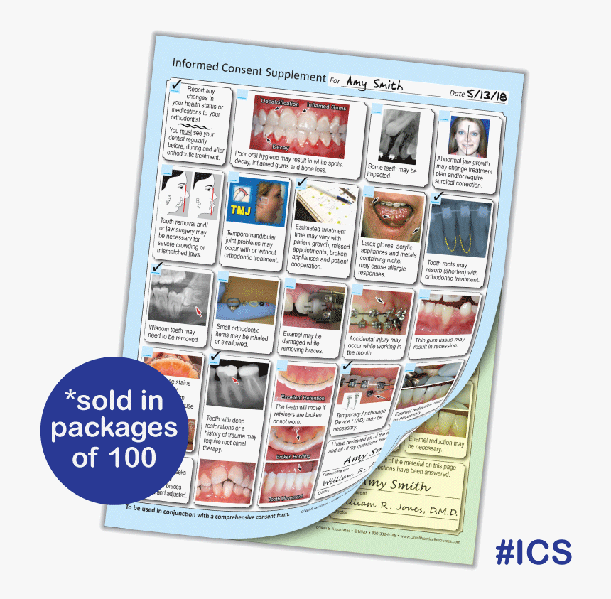 Informed Consent Supplement Orthodontics, HD Png Download, Free Download