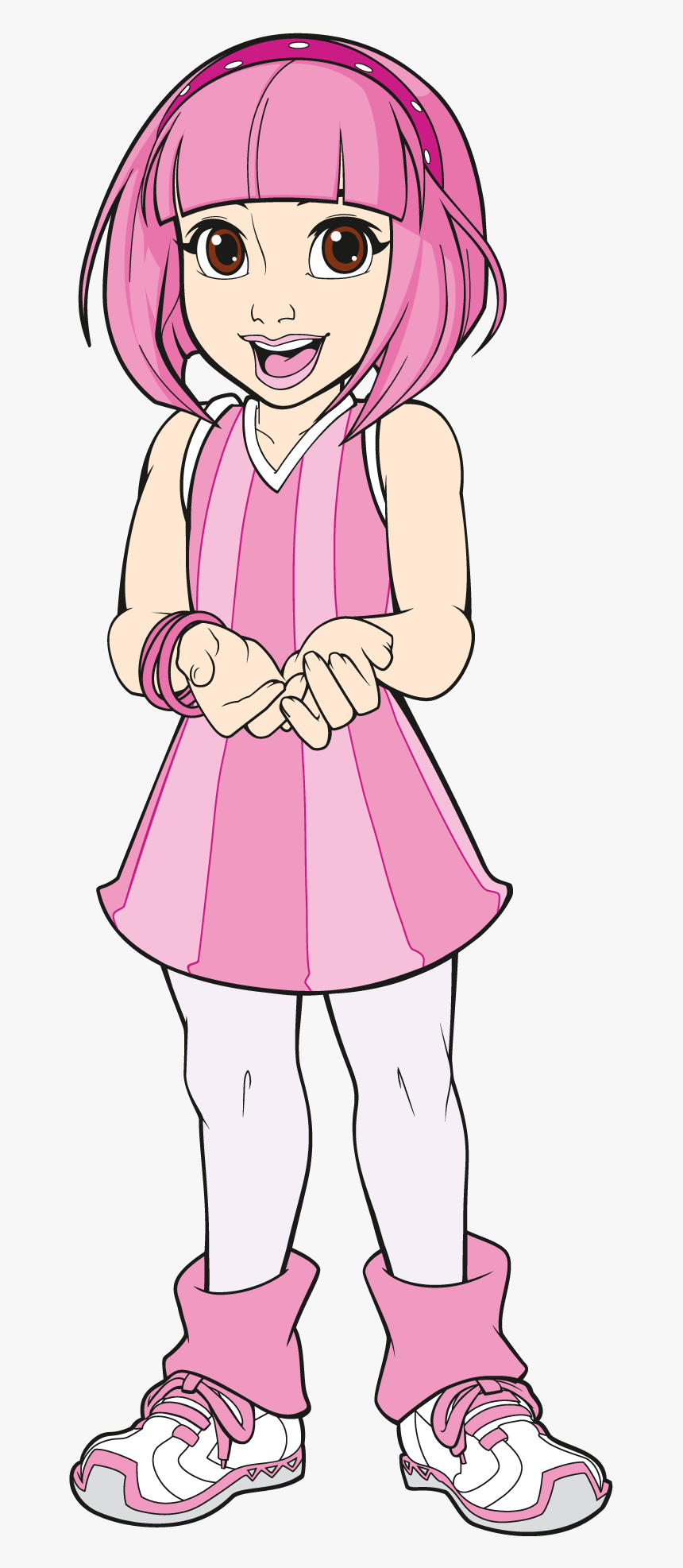 Lazytown Stephanie Vector, HD Png Download, Free Download