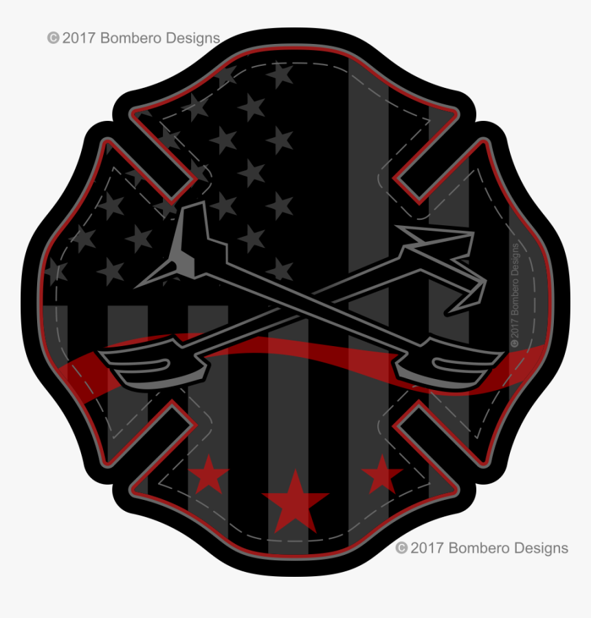 Firefighter Maltese Cross Tattoos, HD Png Download, Free Download
