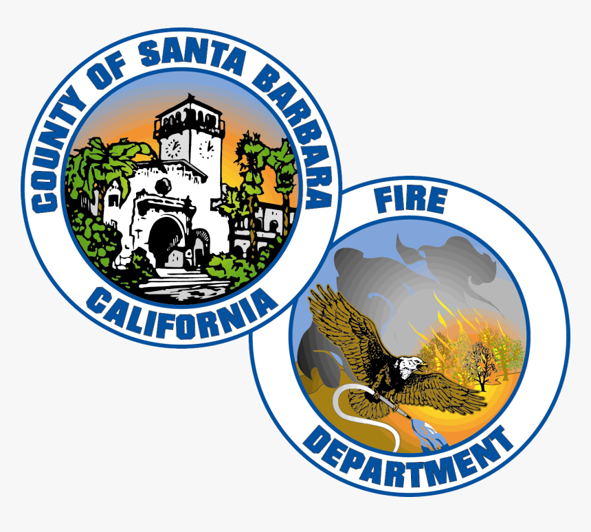 Fire, Fire Department, Truck, Company, Engine, Job, - Santa Barbara County Fire Department Logo, HD Png Download, Free Download