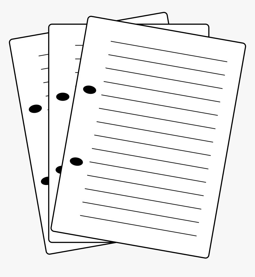 Hoja De Documentos Png , Png Download - Hoja De Notas En Blanco, Transparent Png, Free Download