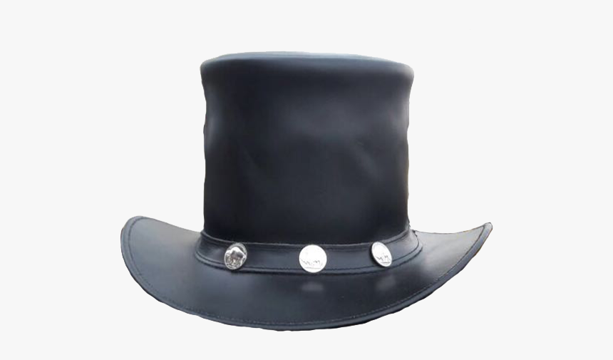 Steampunk Black Diamond Leather Top Hat With Buffalo - Tap Hat Png, Transparent Png, Free Download