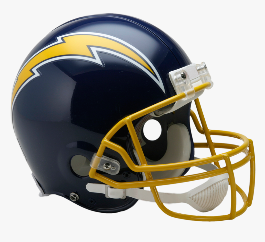 San Diego Chargers Vsr4 Authentic Throwback Helmet - Football Helmet, HD Png Download, Free Download