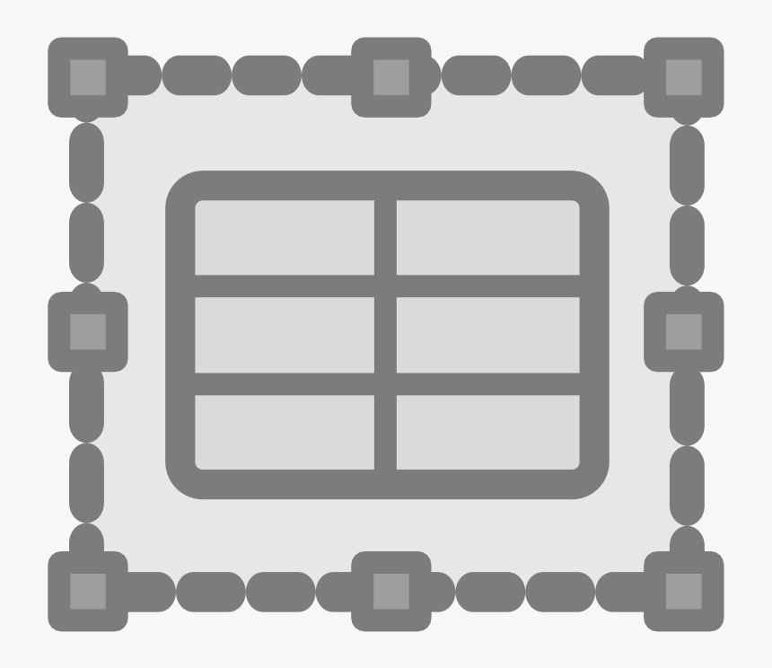 Spreadsheet Frame Icon - กล่อง ข้อความ Png, Transparent Png, Free Download