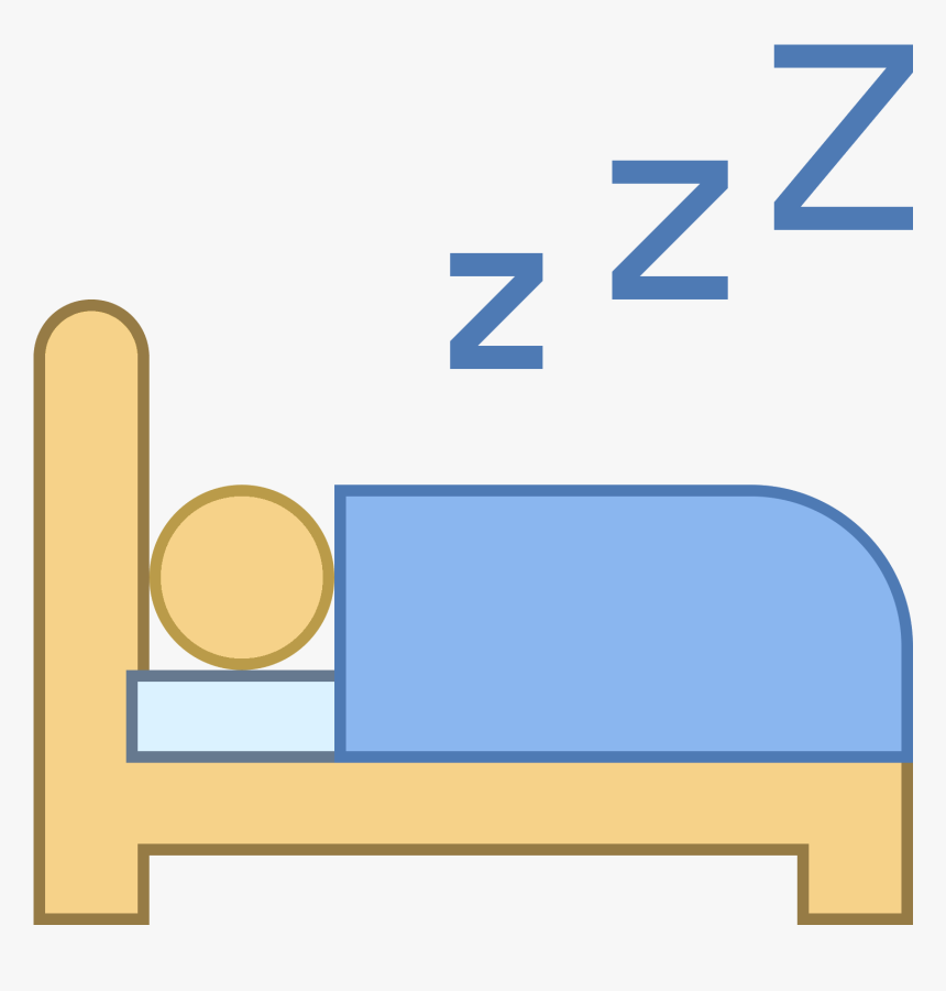 Clip Royalty Free Download Sleeping In Png Icon Seen - Draw A Person Laying Down, Transparent Png, Free Download