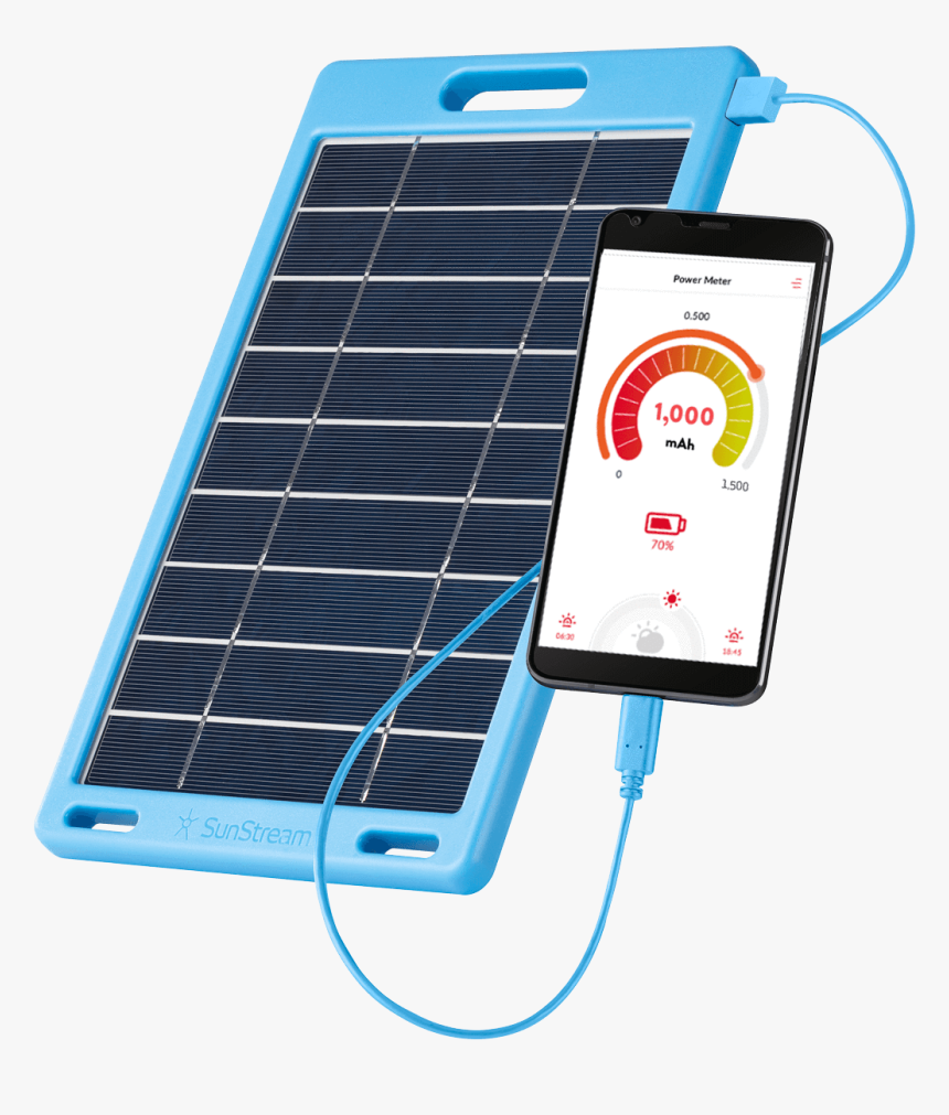 Sunstream Pro Combo Pack 1000ma Usb Solar Panel Charging, HD Png Download, Free Download