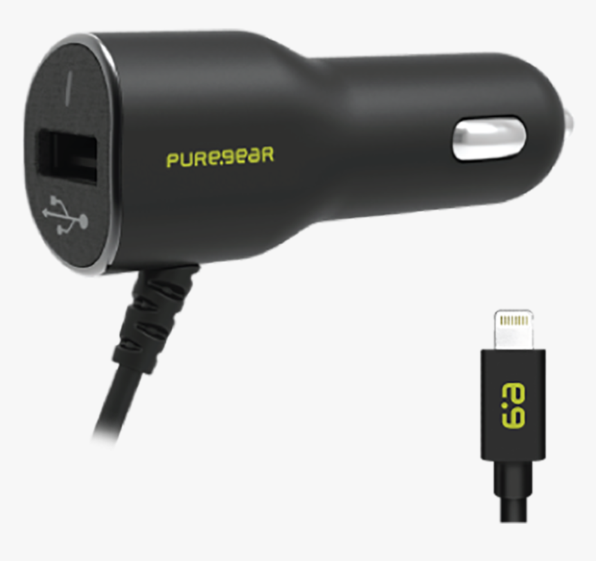 Puregear Car Charger With Usb Port, HD Png Download, Free Download