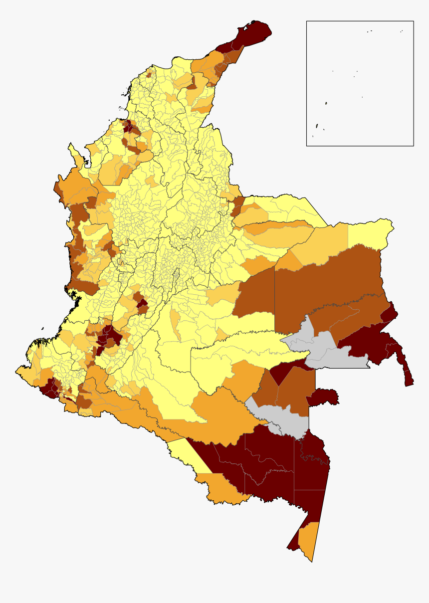Indigenous People Of Colombia Map, HD Png Download, Free Download
