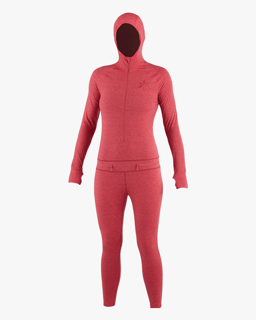 Airblaster Womens Merino Ninja Suit Berry - Wetsuit, HD Png Download, Free Download