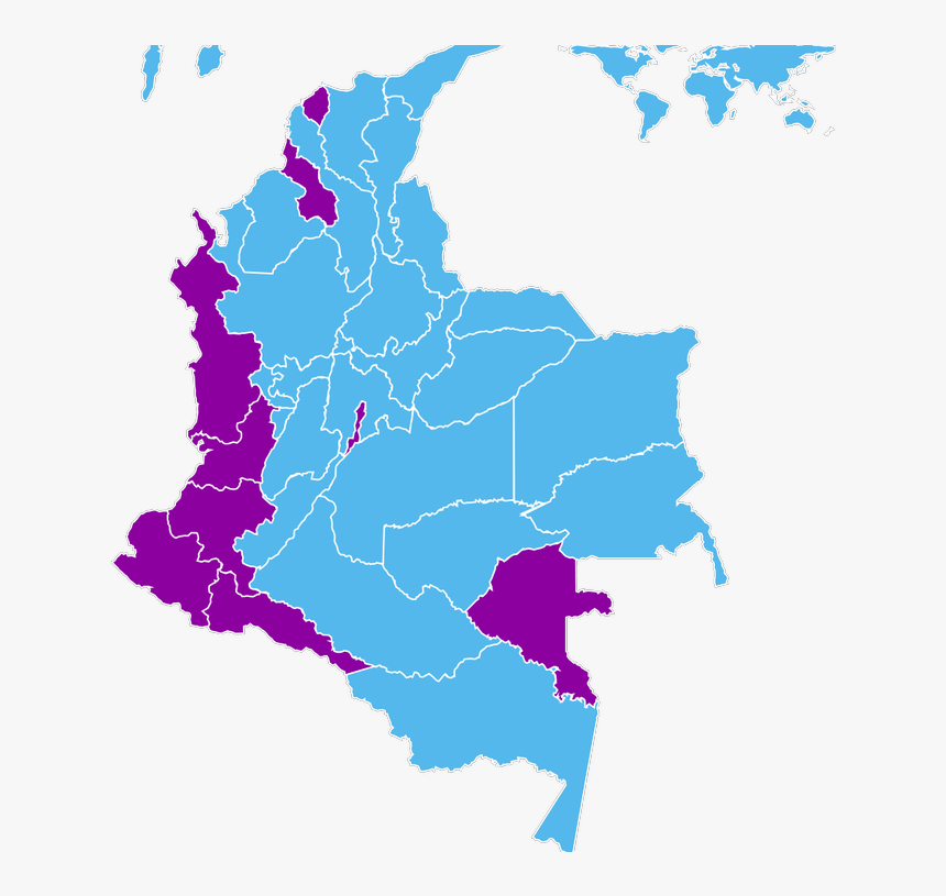 Colombia Map, HD Png Download, Free Download