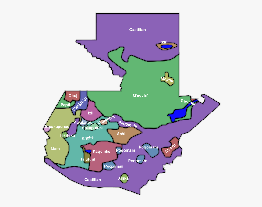 Transparent Roundtable Discussion Clipart - Guatemala Language Map, HD Png Download, Free Download