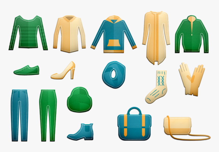 Men And Women Clothes Png, Transparent Png, Free Download
