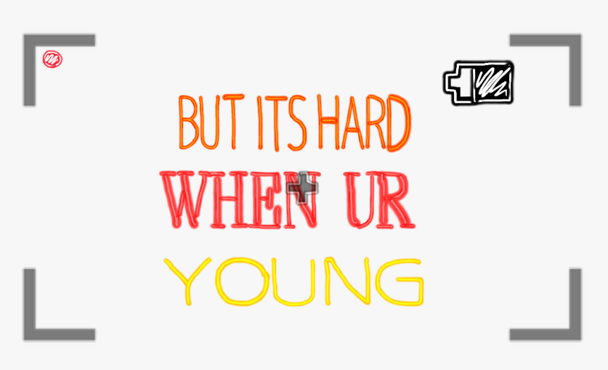 #video #record #neon #young #lyric #tumblr #camera - Graphics, HD Png Download, Free Download