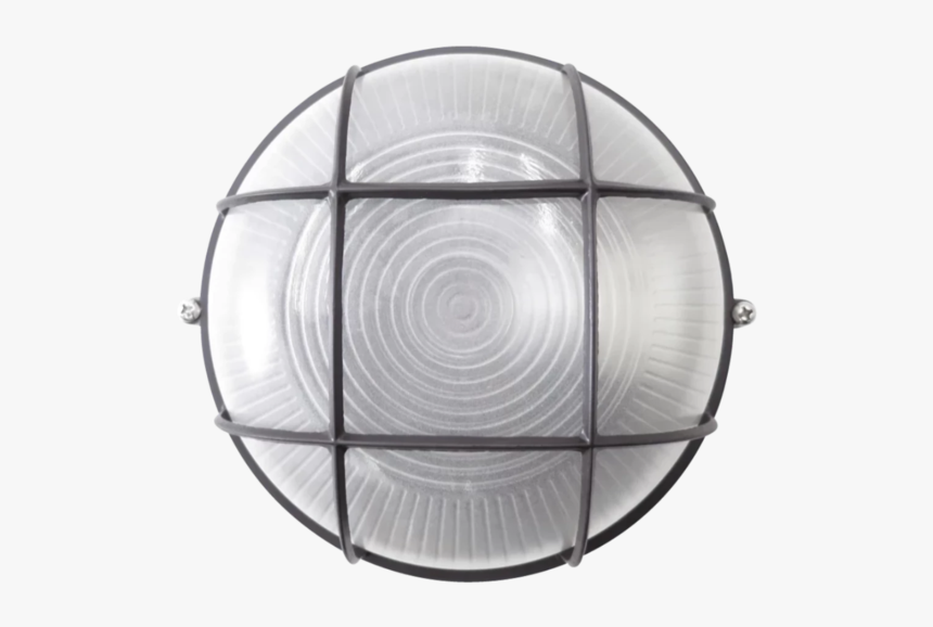 1-light Small Round Grid Marine Light, Wall Mount - Circle, HD Png Download, Free Download