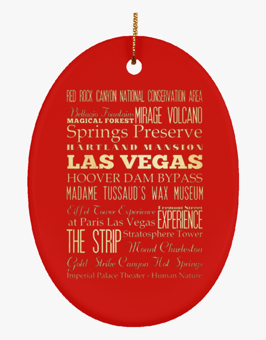 Las Vegas, Nevada Christmas Ornament Lha - Circle, HD Png Download, Free Download