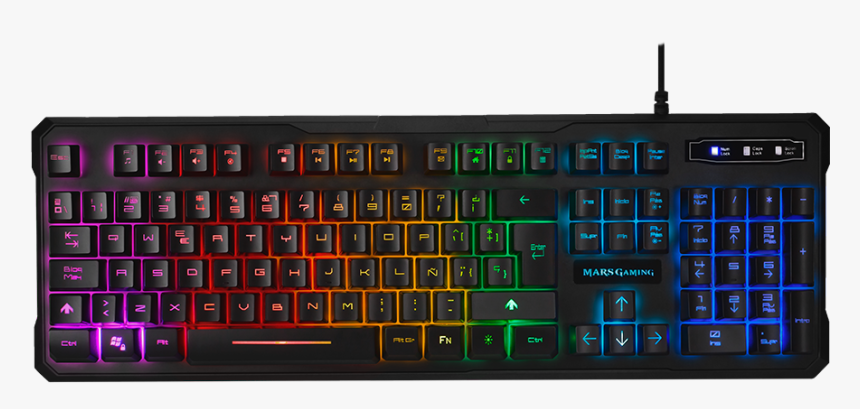 Mk218 Gaming Keyboard - Mars Gaming Mk218 Teclado Gaming H Mechanical Red Rgb, HD Png Download, Free Download