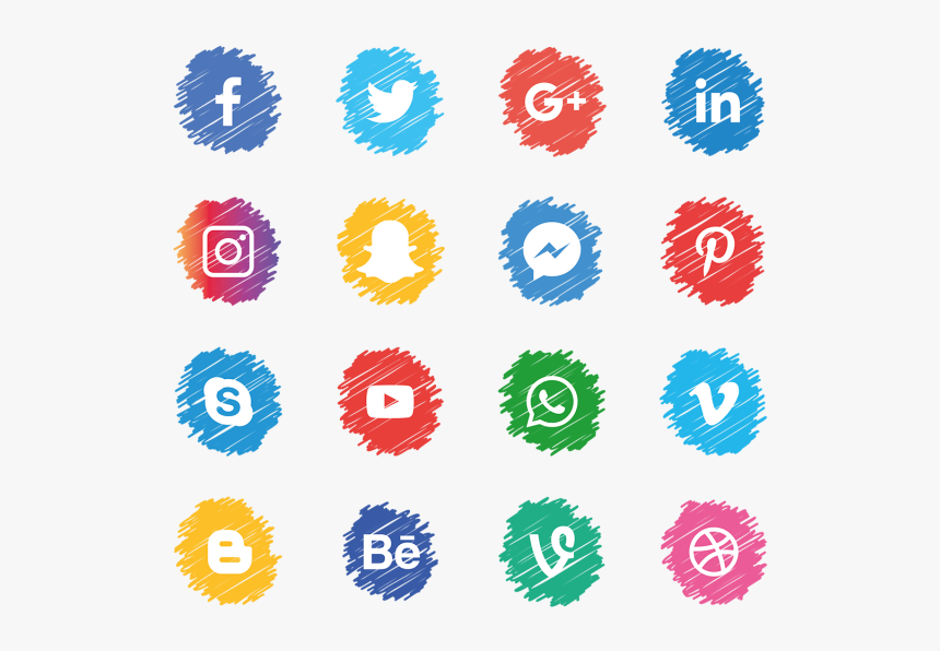 Transparent Background Social Media Logos, HD Png Download, Free Download