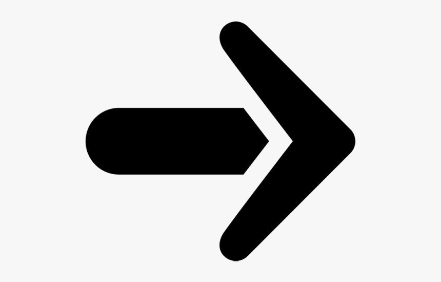 Arrow In Flat Style - Right Arrow Flat Icon, HD Png Download, Free Download