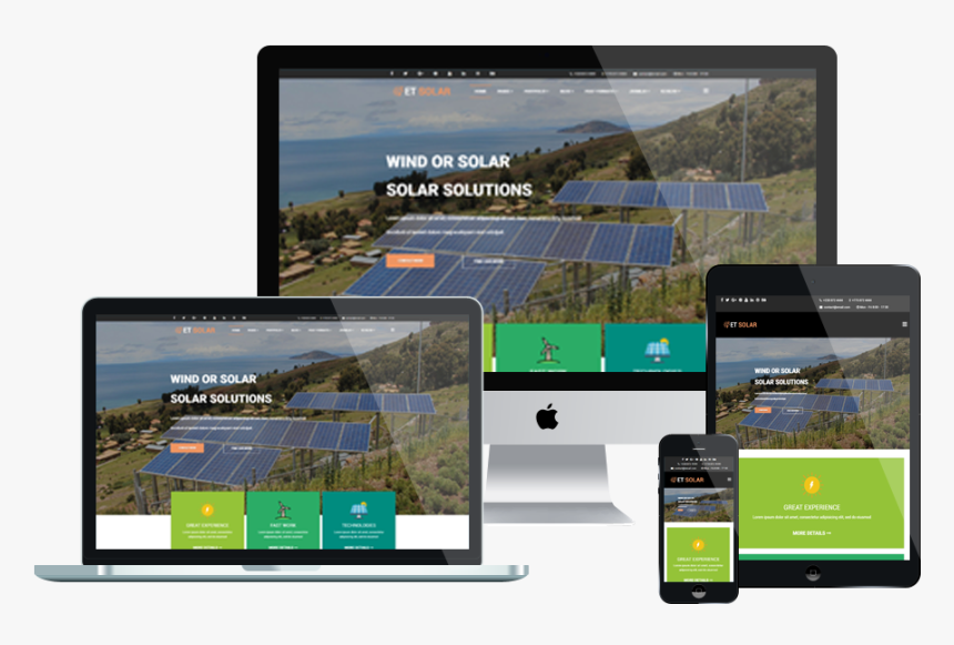 Et Solar Free Responsive Joomla Template Mockup - Mailing Template Mockup Free, HD Png Download, Free Download