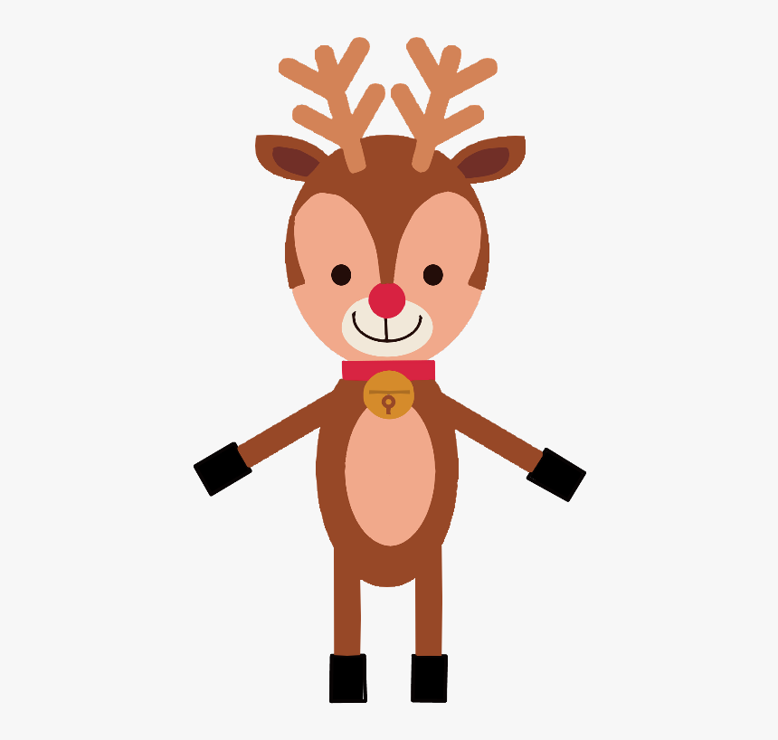 Transparent Clipart Reindeers - Personajes De Navidad Animados, HD Png Download, Free Download