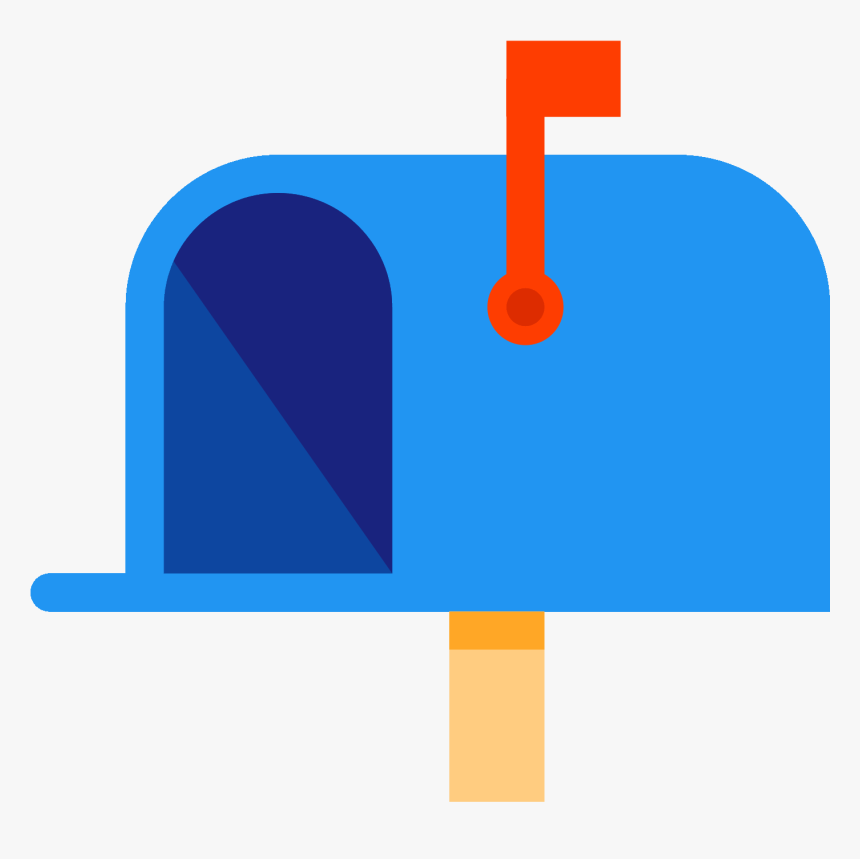 Mailbox Opened Flag Up Icon - Icone Boite Au Lettre, HD Png Download, Free Download