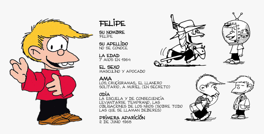 Felipe Personajes De Mafalda, HD Png Download, Free Download