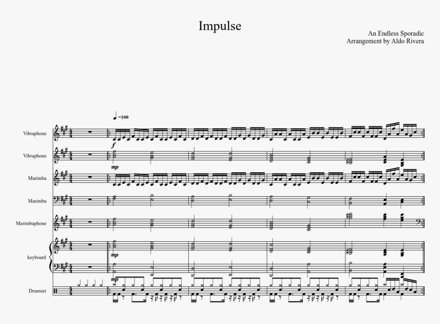 Impulse Violin 1 Sheet Music, HD Png Download, Free Download