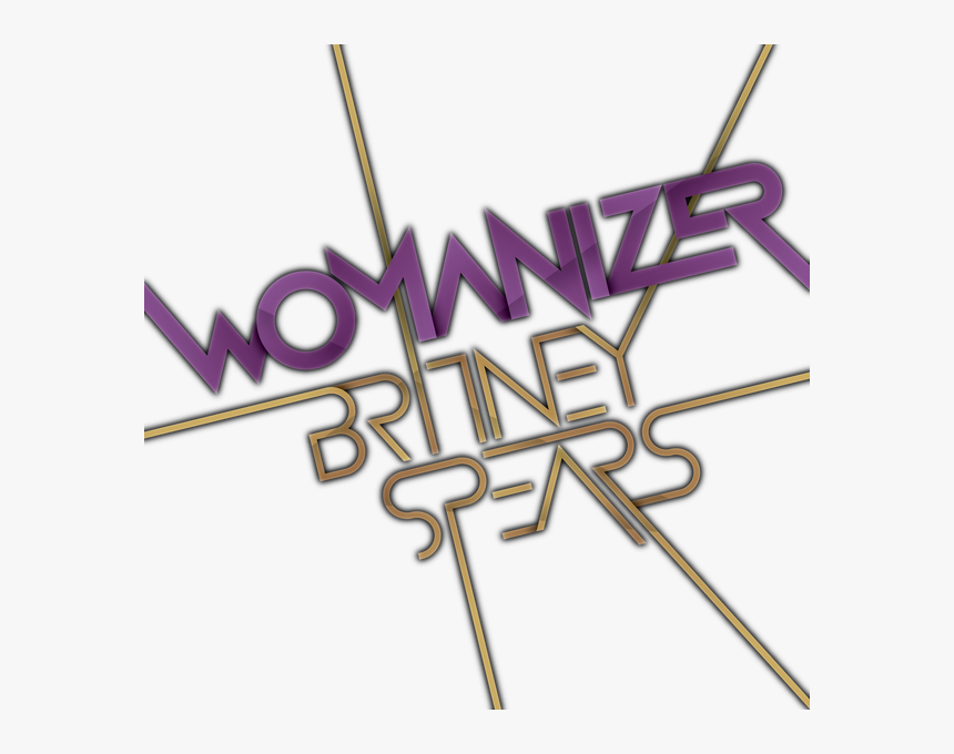 Font Of "womanizer And "britney Spears" - Britney Spears Womanizer Logo Png, Transparent Png, Free Download