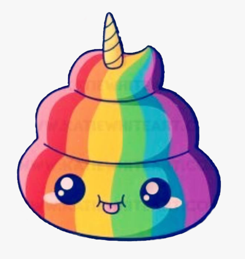 #kawai #japon #arcenciel #caca #licorne #unicorn #rainbow - Kawaii Imagenes Tumblr Png, Transparent Png, Free Download