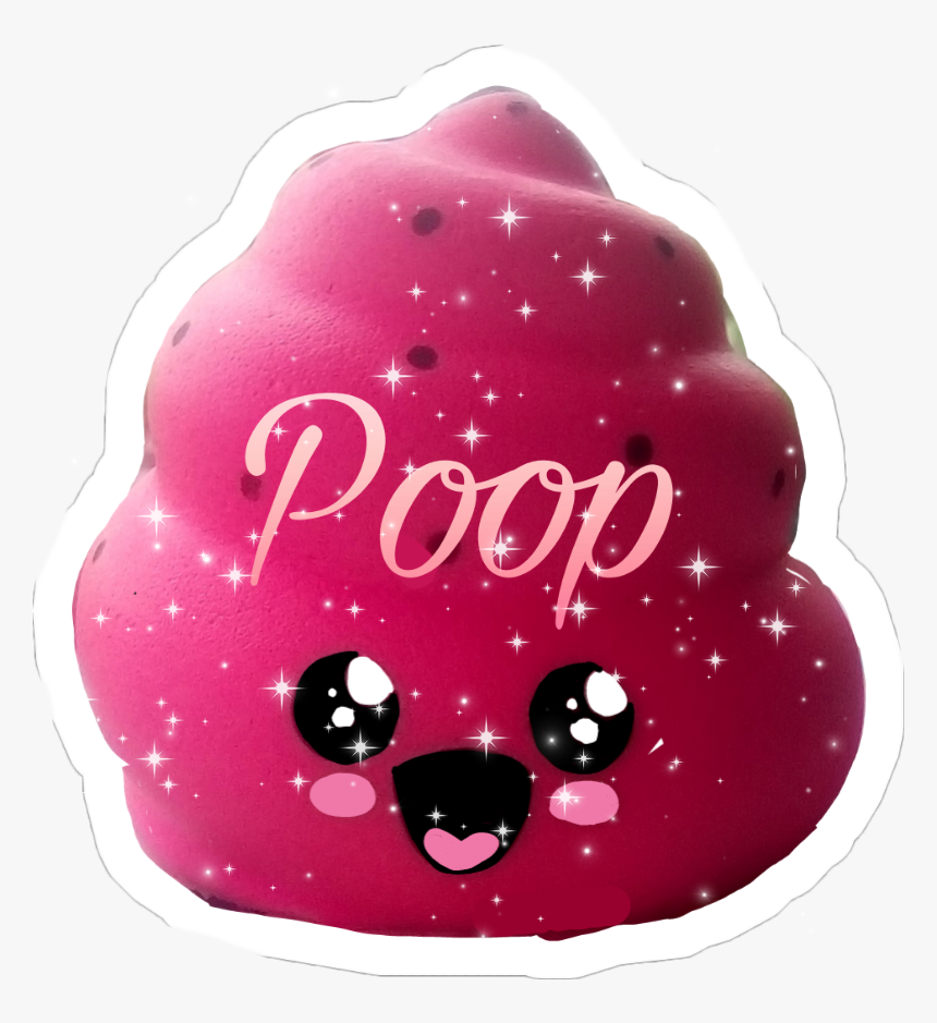 #poopy #funny #pink #brillant #caca - Illustration, HD Png Download, Free Download