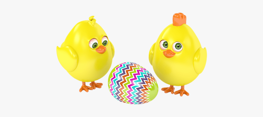 #chicks #chick #eggs #easter #multicolor #egg - Stuffed Toy, HD Png Download, Free Download