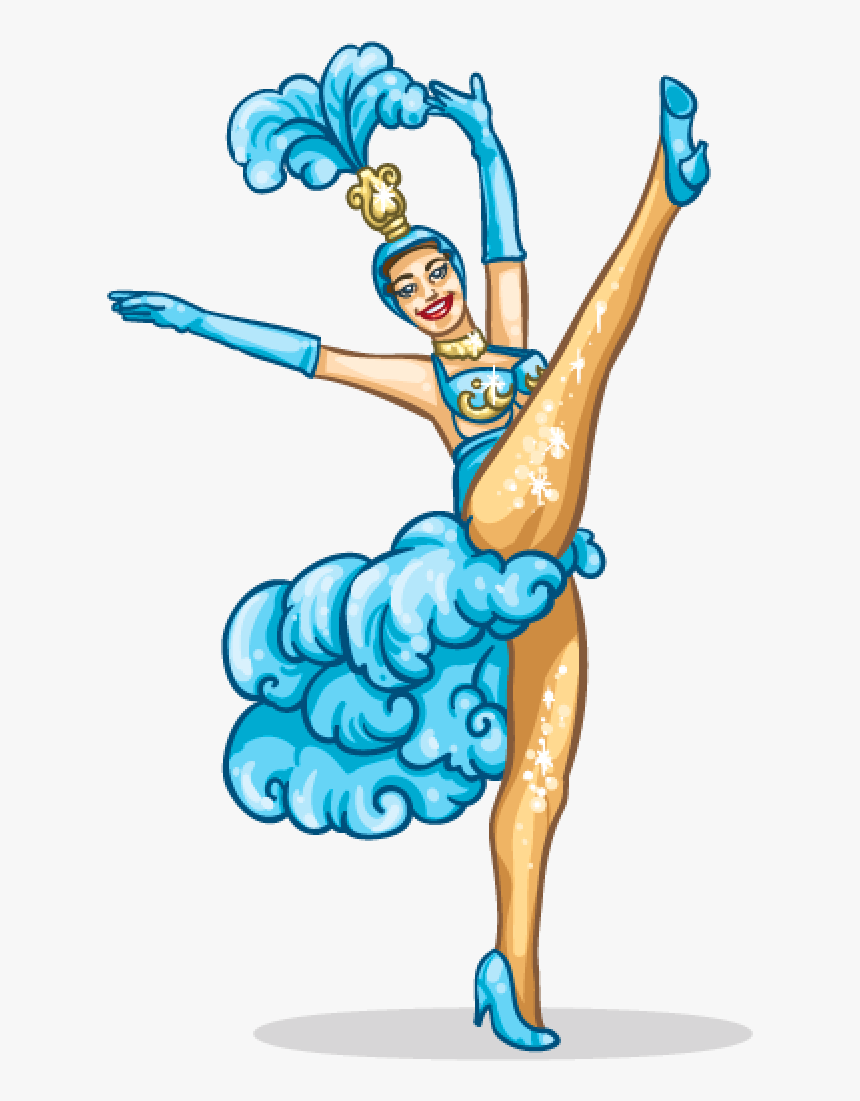 Cartoon Vegas Show Girls, HD Png Download, Free Download